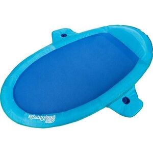 SwimWays Spring Float SunCatcher Pool Float with Cup Holders Blue